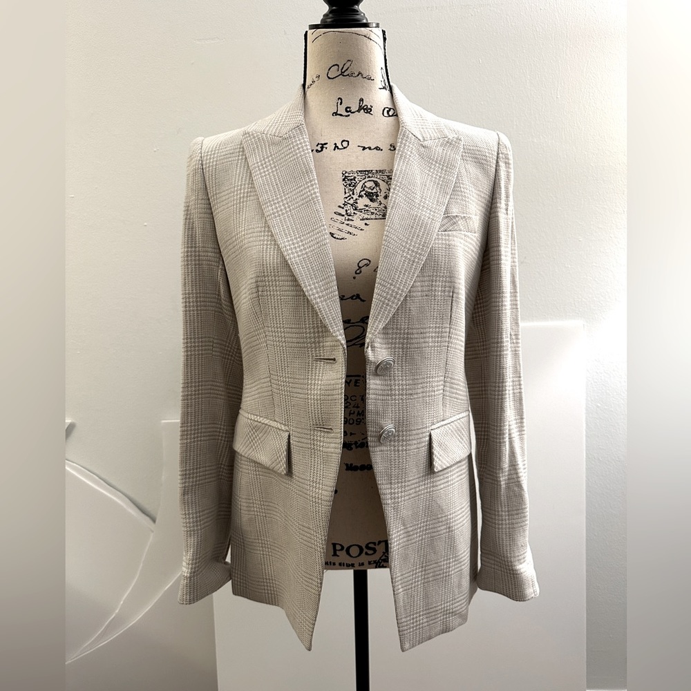 NWT Veronica Beard Mathi Dickey Blazer Jacket Oatmeal